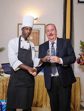 Image: Simon William, Supervisor of the Year