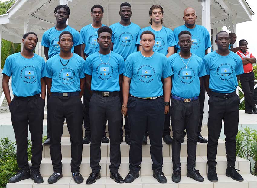 Image of Saint Lucian Footballers (Photos: Team SLU)