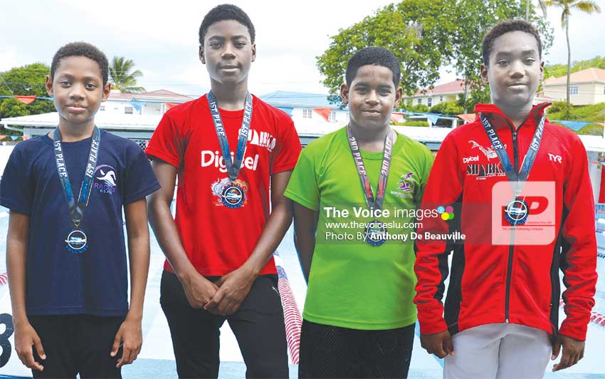 Image: (L-R) Theron Herelle, Ziv Reynolds, Ethan Hazell and Antoine Destang. (Anthony De Beauville)