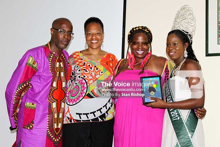 Image: Detroit spoken word artist, One Single Rose, (second from right), was among those hosting workshops at this year’s PIFF.