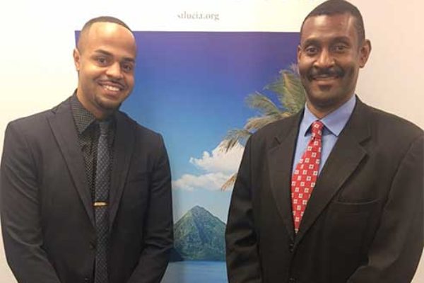 Image: (L-R) Andrew Ricketts of Total Public Relations and Dustan James, Director of Marketing Canada
