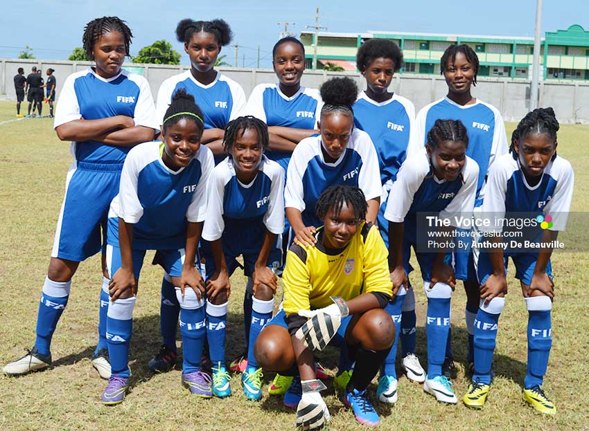 Image: Team Saint Lucia set for CONCACAF action. (Photo: Anthony De Beauville)