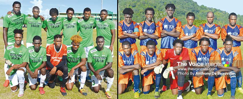 Image - (L-R) Defending champions Vieux Fort South will play Vieux Fort North on Sunday. (PHOTO: Anthony De Beauville)