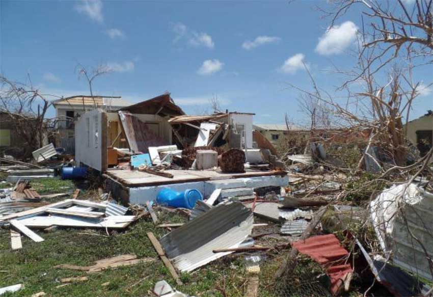 Image: Ninety-five percent of Barbuda is now unhabitable.
