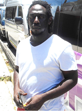 Image of Sheldon Leriche, president of the 4B Minibus Drivers Association