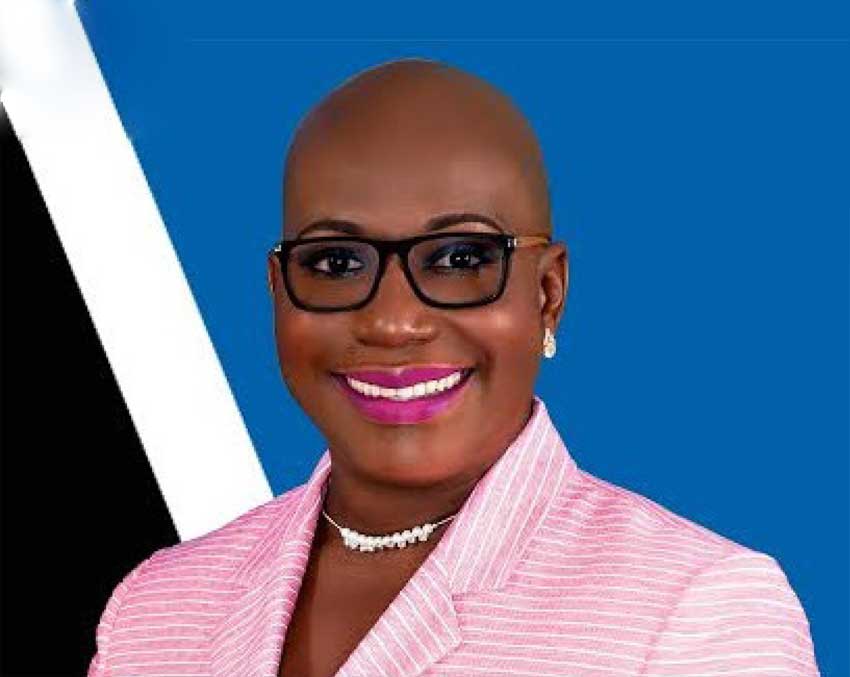 Image of Sustainable development Minister Dr Gale Rigobert 