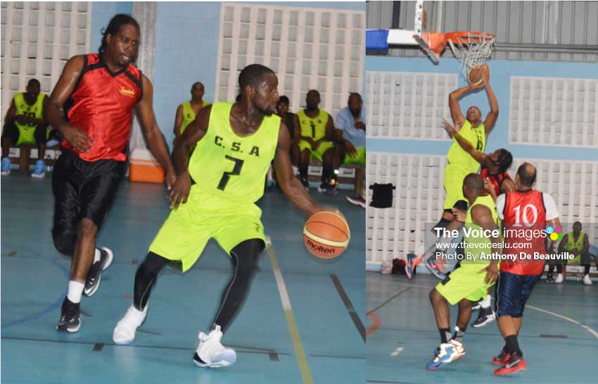 Image: Action between CSA and Sandals on Friday evening. (PHOTO: Anthony De Beauville)