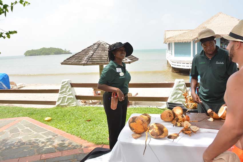 Image: Grounds Manager for a Day -- Maxine Pierre.