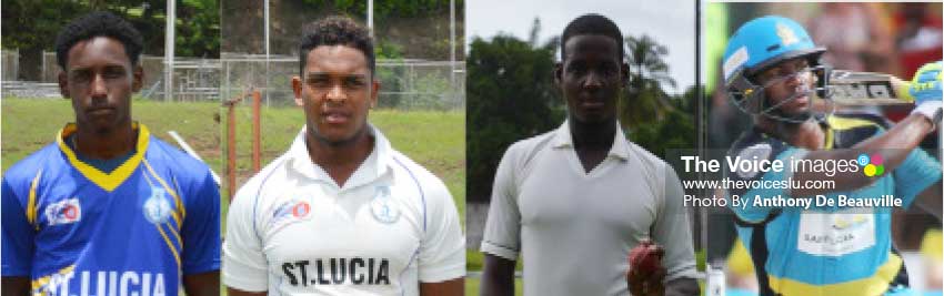 Image: (l-r) Johnnel Eugene, Nick Elibox, Dilan John and Johnson Charles. (Photo: Anthony De Beauville/ CPL)