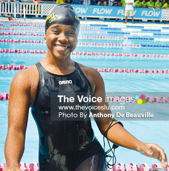 Image: Mikaela Casimir won the top-ranked swimmer award for 15 - 17 Girls (PHOTO: Anthony De Beauville)