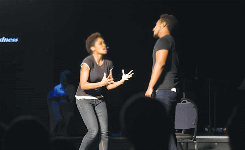 Image of Natalie La Porte and Jonathan Bruce.