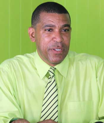 Image of Leader of the Lucian People’s Movement (LPM), Therold Prudent