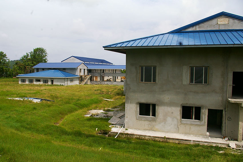 Image of an incomplete St. Jude Hospital