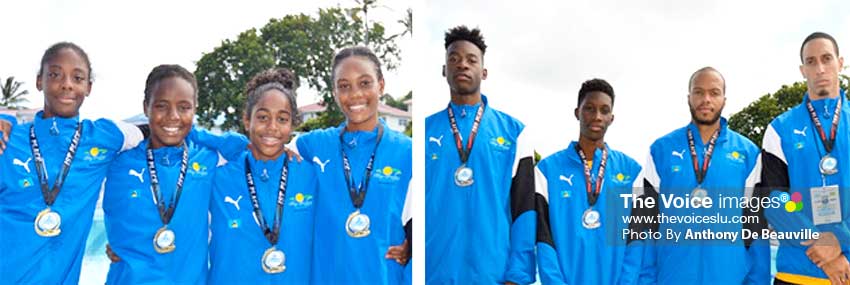 Image: (L-R) Abbie Pultie, Eden Crick, Mikaela Casimir, Mya Peters, Omar Alexander, Devin Boodha, Michael Louis Fernand, Jonathan Calderon. (Photo: Anthony De Beauville)