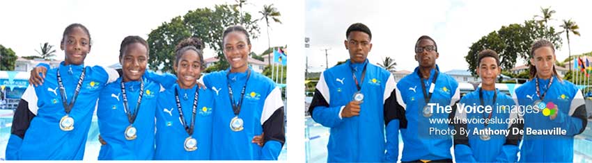 Image: (L-R) Naekeisha Louis, Mikaili Charlemagne, Niama Hazell, Marissa Louisy, JayhanOdlum-Smith, Jamarr Archibald, D’Andre Blanchard and TerrelMonplaisir. (Photo: Anthony De Beauville)