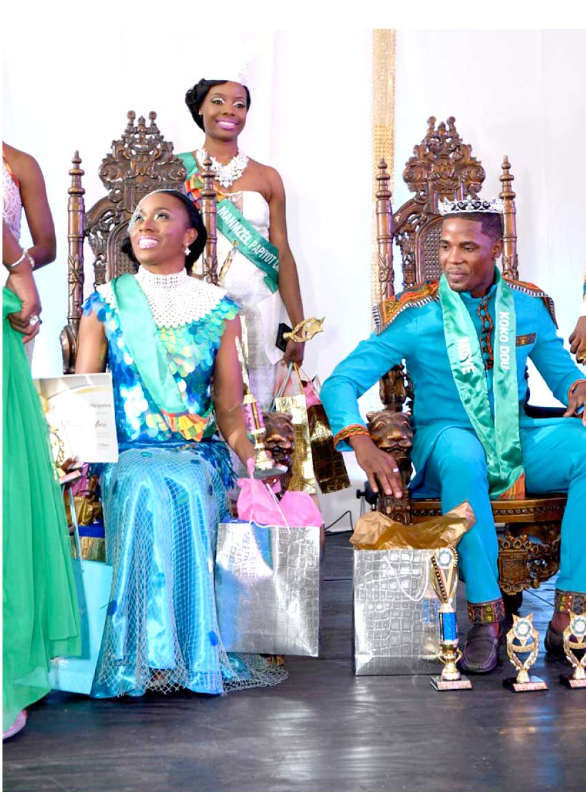 Image of Niecer Sufferen and Giovanni Ermay – Mr. and Ms. Kweyol 2017.