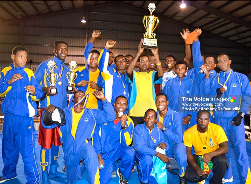 Image: OECS and Creole Boxing Champions Saint Lucia all set to take on the rest of the Caribbean. (Photo: Anthony De Beauville)