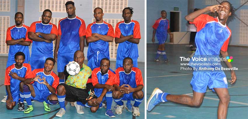 Image: (L-R) Renwick Team; Shaquille Degazon scored in the 12th and 30th minutes for Renwick. (PHOTO: Anthony De Beauville)