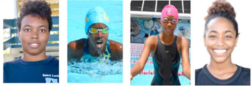 Image: (L-R) SHANICE POPO, NAIMA HAZELL, MARISSA AND MYA PETER. (PHOTO: ANTHONY DE BEAUVILLE/SM)