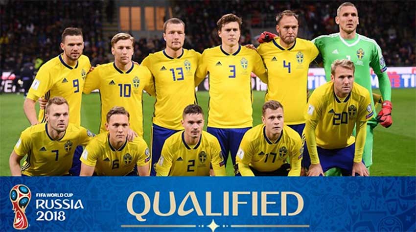 Image: Sweden is the 29th team to qualify.