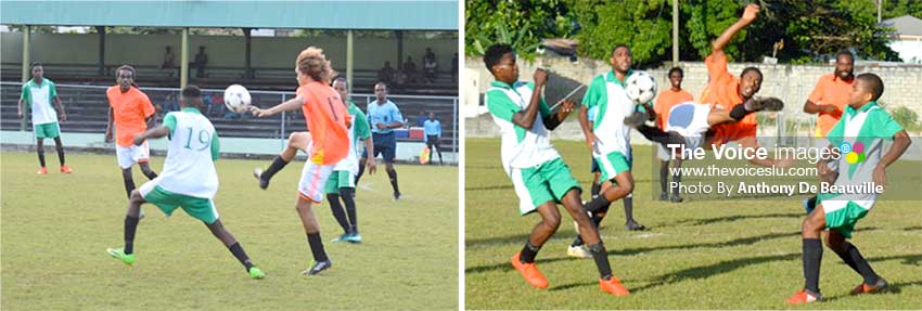 Image: Tournament opening game between Beta Finkers and Pavee United at the Marchand Grounds. (Photo: Anthony De Beauville)