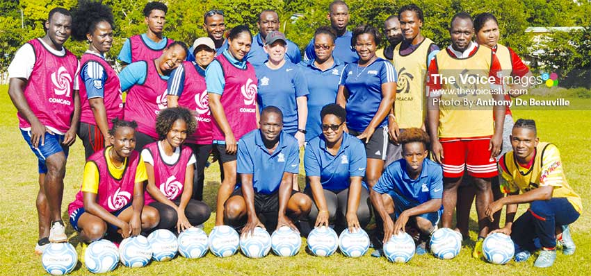 Image: Coaches set to make a change in women football in Saint Lucia (Photo: Anthony De Beauville)