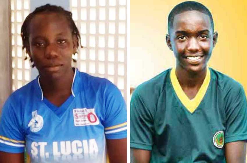 Image: (L-R) Female West Indies cricketer Qiana Joseph played for the Windies in this year’s ICC World Cup in England; West Indies selectee Kimani Melius is on Windies ICC Under-19 World Cup Squad for 2018.