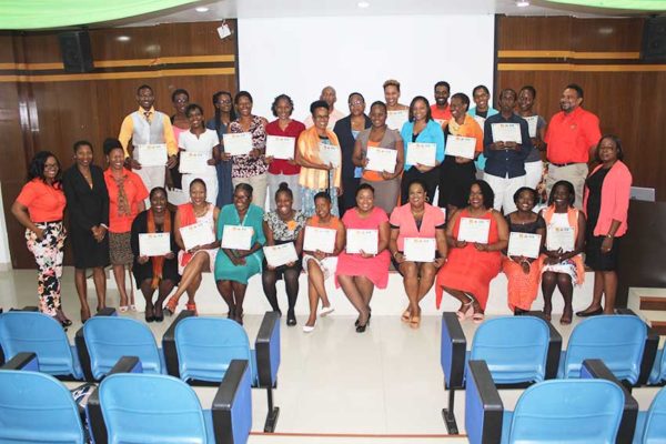 Image: Graduates from the recently-completed high-level certification programme.