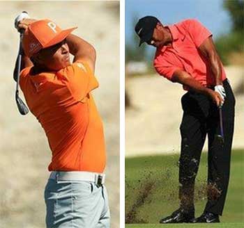 Image: Rickie Fowler hit his lowest score in a PGA Tour event to win the Hero World Challenge; Tiger Woods won the last of his 14 majors in 2008 and his last tournament in 2013. (PHOTO: Getty Images)