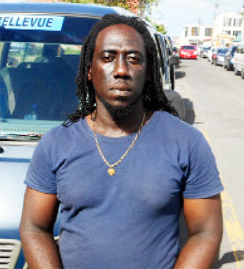 Image of Sheldon Leriche, secretary of the 4B Minibus Drivers Association