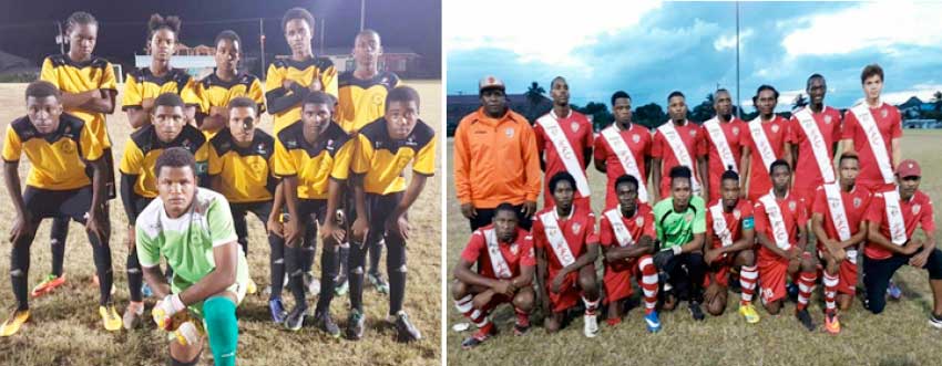 Image: (l-r) Sports Locker Northern United and KFC GMC United will do battle in the finals. (Photo: CD)