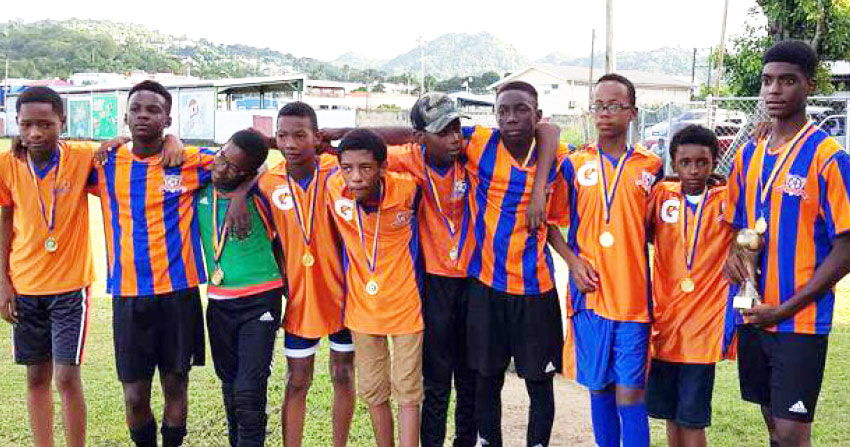 Image: A picture moment for VSA as they celebrate their CCC Youth Tournament victory.