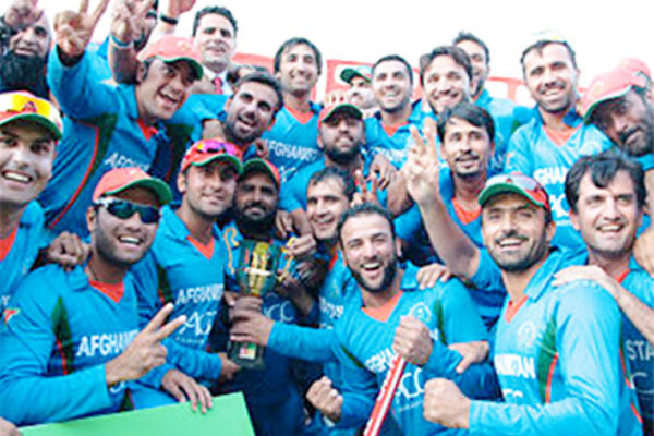 Image of Afghanistan cricketers
