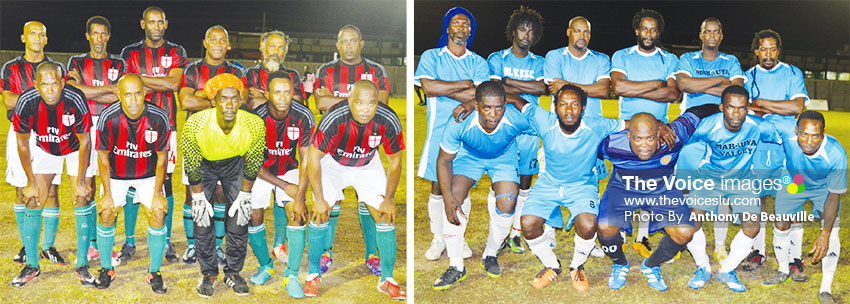 Image: (L-R) Anse la Raye versus Valley Ledgens. (PHOTO: Anthony De Beauville)