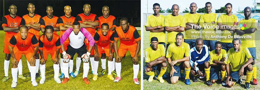 Image: (L-R) Laborie Veterans take on LabowiConnextions (PHOTO: Anthony De Beauville)