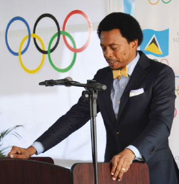 Image of President of Trinidad and Tobago Olympic Committee Brian Lewis says, “What we don’t want to do as an Olympic Committee and as a Commonwealth Games Association is make the difficult choice to leave athletes and teams at home.”