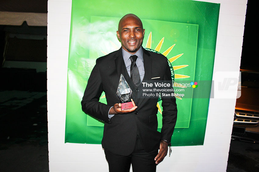 Image: Vernon Jean of Easy Click Solucians won the Idea of the Year Award. [PHOTO: Stan Bishop]