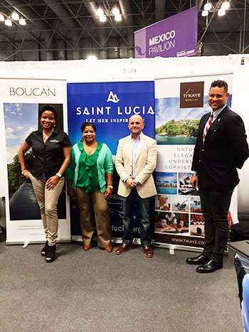 Image of SLTA representatives at the New York Times Travel Show.