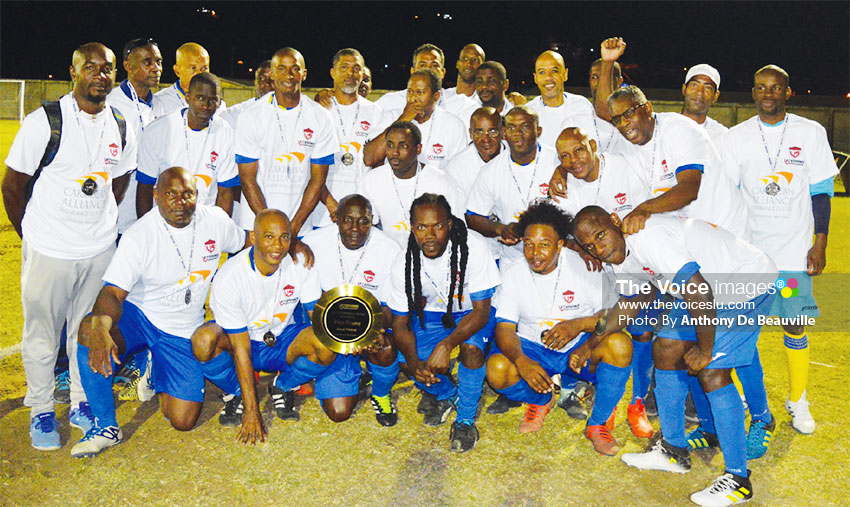 Image: Second place team, CARICOM Masters..(PHOTO: Anthony De Beauville)