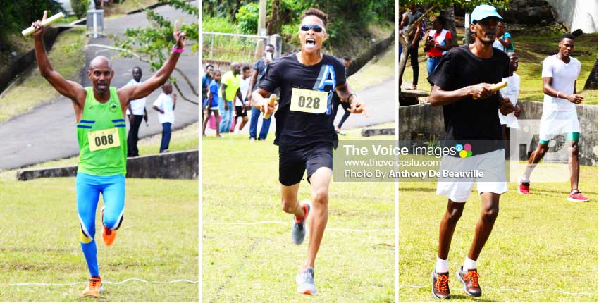 Image: (L-R) Top winners 1st across the finish line Road Busters, 2nd Grass Roots and 3rd Blanchard. (PHOTO: Anthony De Beauville)