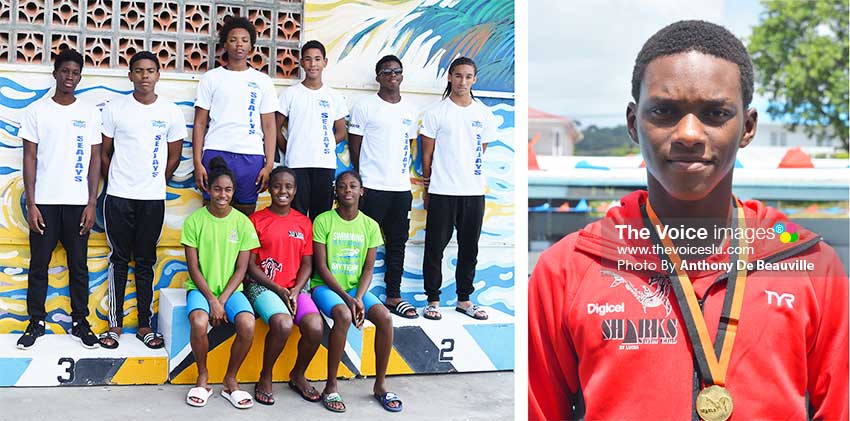 Image: (L-R) Standing, Devin Boodha, JayhanOdlum - Smith, Veronica Brown, D’Andre Blanchard, Jamaar Archibald, TerrelMonplaisir; sitting Naima Hazell, Mikaili Charlemagne, Naekeisha Louis, (far right) Allandre Cross. (Photo: Anthony De Beauville)