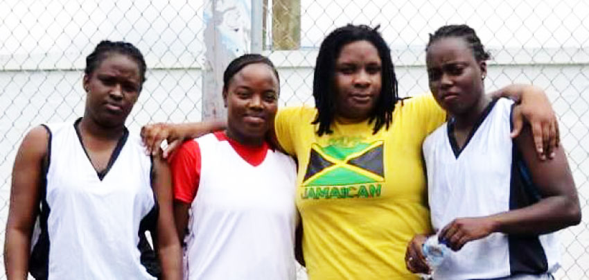 Image: Female champions, Lady Jets KayarnaLouison, Janice Hector, Melissa Demille and Carlyn Williams. (Photo: SLBF)