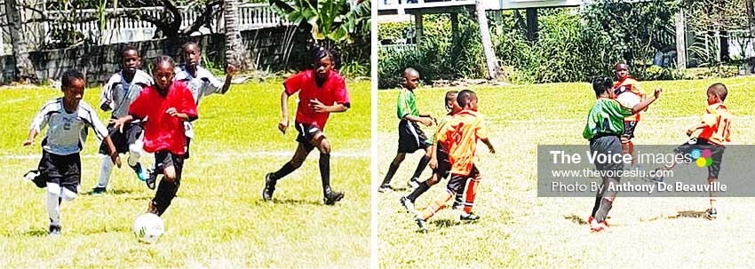 Image: (L-R) Some of the action on the opening day in CFC Northern Zone U10s. (PHOTO: Anthony De Beauville)