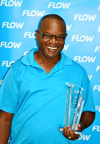 Image: Technical Supervisor (South) Mandel Auguste celebrated a massive landmark with his 30 years of service at Flow