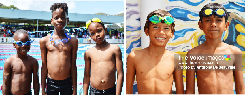 Image: Under 9 boys will be going all out to accumulate points for their respective swim clubs. (PHOTO: Anthony De Beauville)