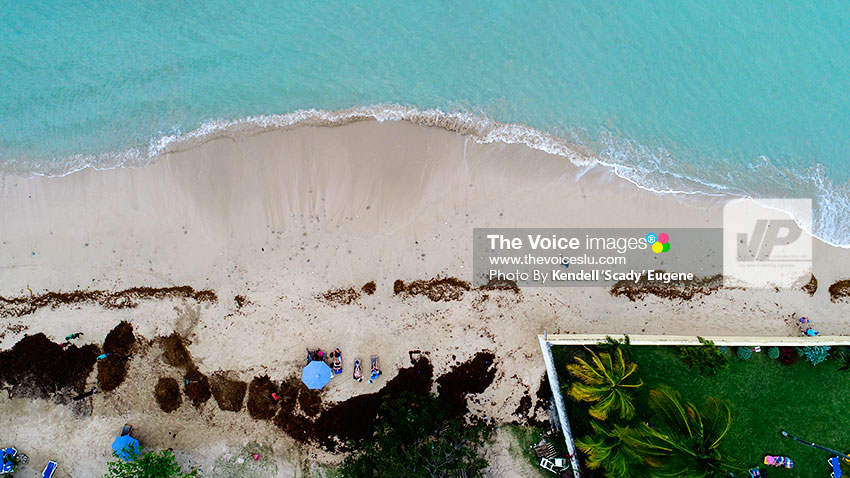 Image of Reduit Beach after clean up