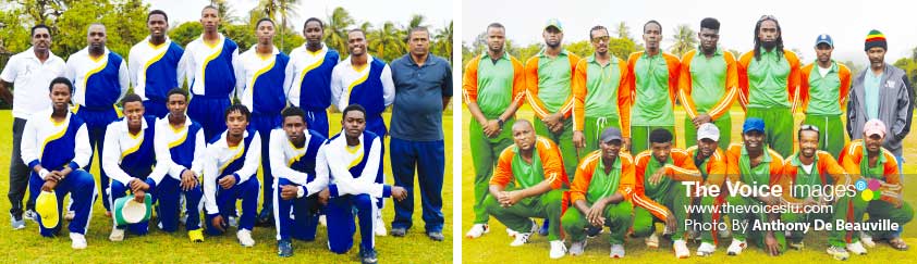 Image: (L-R) Babonneau U19s all set to take on Touring United .(Photo: Anthony De Beauville)