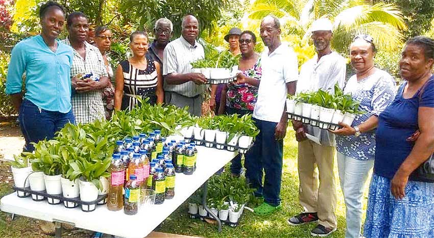 Image: Ministry of Agriculture personnel addressing trainees.