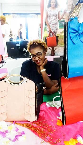 Image of Creator of TifiZouk Noelina St. Ange at the 2017 Saint Lucia/Taiwan Trade Show.