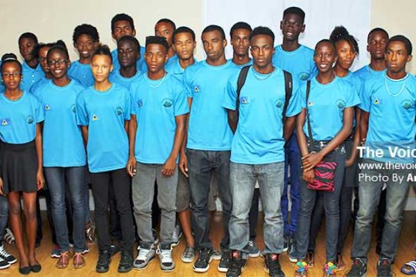 Image: Saint Lucia CARIFTA Team 2014 won - 1 gold, 1 silver and 1 bronze in Martinique 2014 (Photo: Anthony De Deauville)